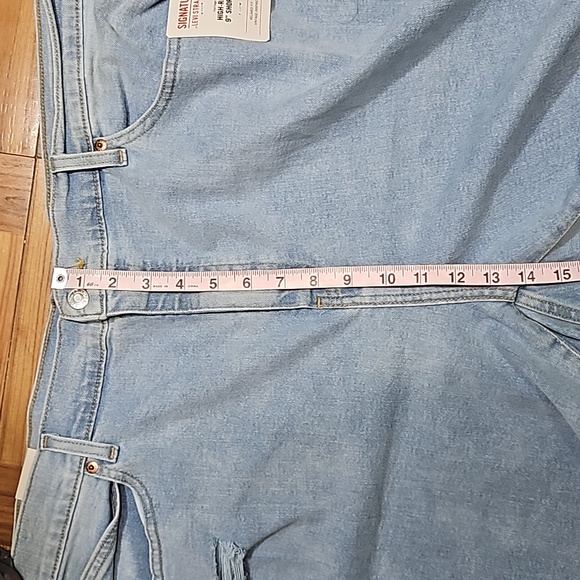 LEVI'S SIGNATURE plus size cut off shorts - Picture 14 of 16